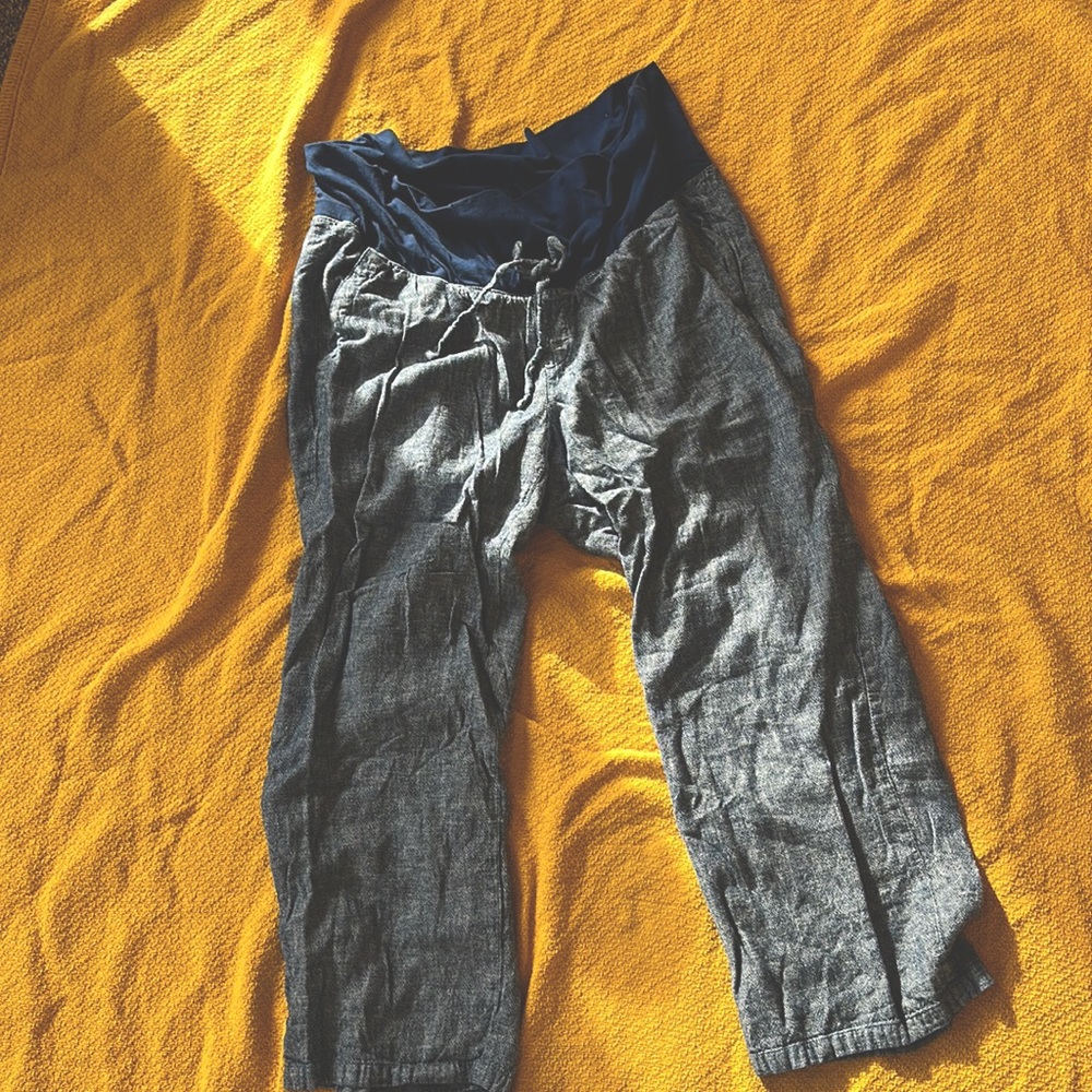 Old Navy Linen Maternity pants